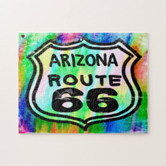 Route 66 Arizona Jigzaag Puzzle Legpuzzel (Horizontaal)