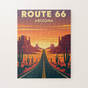 Route 66 Arizona Mother Road Vintage Puzzel