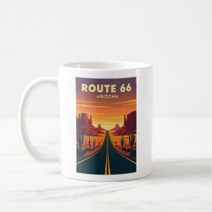 Route 66 Arizona Mother Road Vintage Reizen Koffiemok