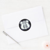 Route 66 Arizona Ronde Sticker (Envelop)