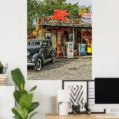 Route 66 Arizona rustieke retro winkel Poster (Thuiskantoor)