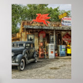 Route 66 Arizona rustieke retro winkel Poster (Voorkant)