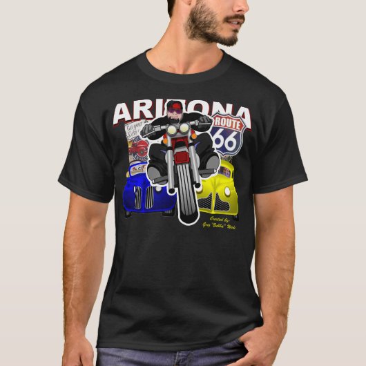 ROUTE 66 ARIZONA T-SHIRT (Voorkant)