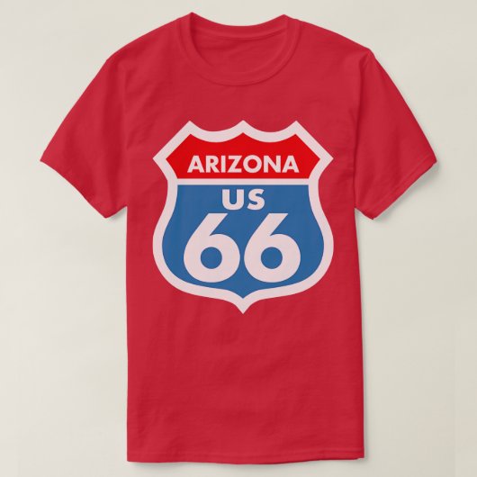 Route 66 Arizona T-shirt (Design voorkant)