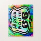 Route 66 Art Deco Arizona. Jigzaag Puzzle Legpuzzel (Verticaal)