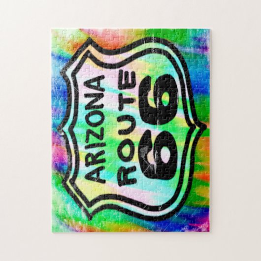 Route 66 Art Deco Arizona. Legpuzzel (Verticaal)