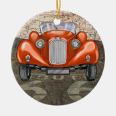Route 66 Auto - SRF Keramisch Ornament (Voorkant)