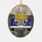 Route 66  Auto - SRF Keramisch Ornament (Rechts)
