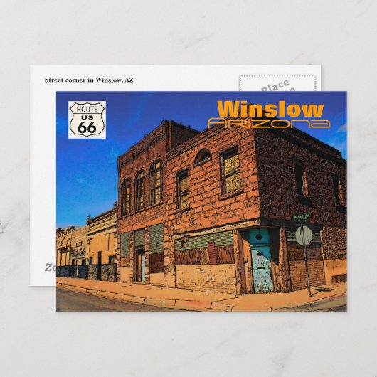 Route 66 (AZ) Briefkaart (Voorkant / Achterkant)