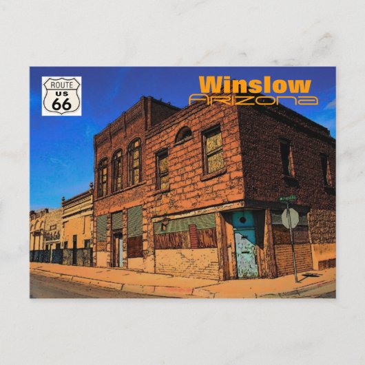 Route 66 (AZ) Briefkaart (Voorkant)