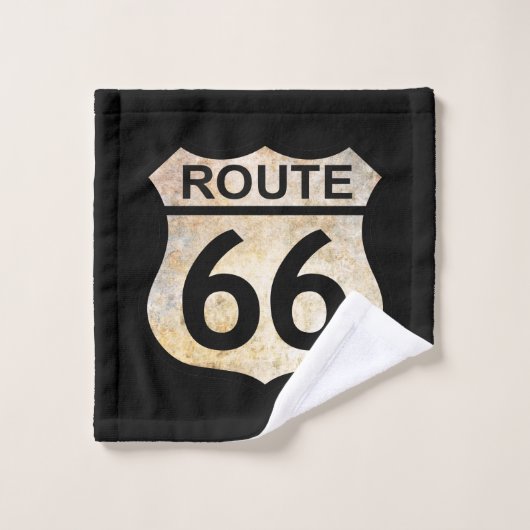 Route 66 bad handdoek (Wasdoekje)
