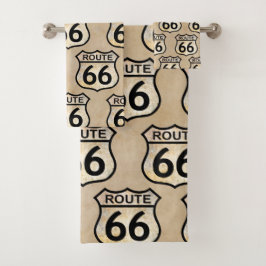 Route 66 bad handdoek