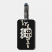 route 66 bagagelabel (Achterkant verticaal)