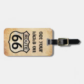 Route 66 bagagelabel (Voorkant horizontaal)