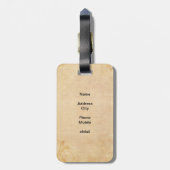 Route 66 bagagelabel (Achterkant verticaal)