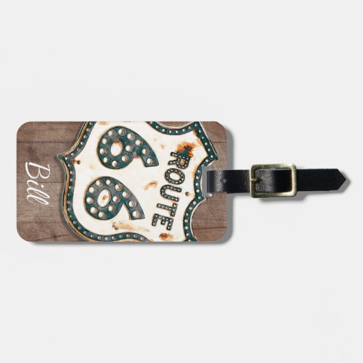 Route 66 bagagelabel (Voorkant horizontaal)