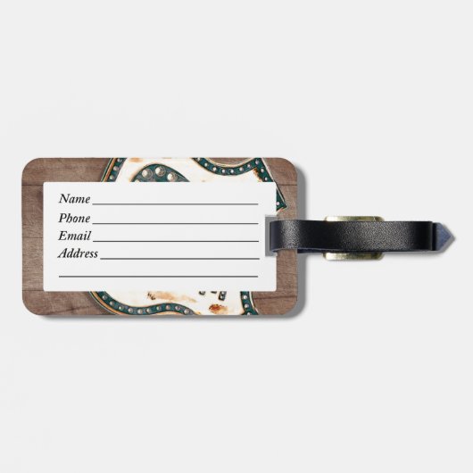 Route 66 bagagelabel (Achterkant horizontaal)