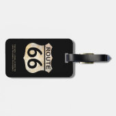 Route 66 bagagelabel (Achterkant horizontaal)