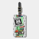 ROUTE 66 BAGAGELABEL van PopArtDiva (Voorkant verticaal)