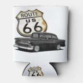 route 66 bel lucht en teken blikjeskoeler (Voorkant)