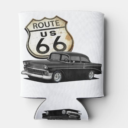 route 66 bel lucht en teken blikjeskoeler (Achterkant)