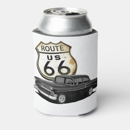route 66 bel lucht en teken blikjeskoeler (Blikje Achterkant)