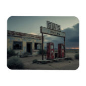 Route 66-benzinepomp magneet (Horizontaal)