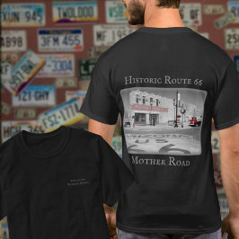 Route 66 Bestemming Winslow Arizona Foto T-shirt
