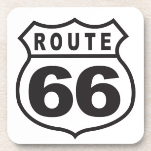 Route 66 bier onderzetter
