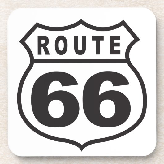 Route 66 bier onderzetter (Voorkant)