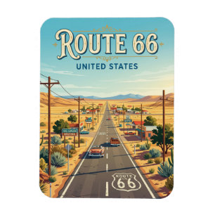 Route 66 bij Seligman Arizona Magneet