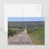 Route 66 bij Tucumcari New Mexico Briefkaart (Voorkant / Achterkant)