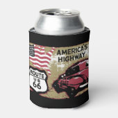 Route 66 blikjeskoeler (Blikje Voorkant)