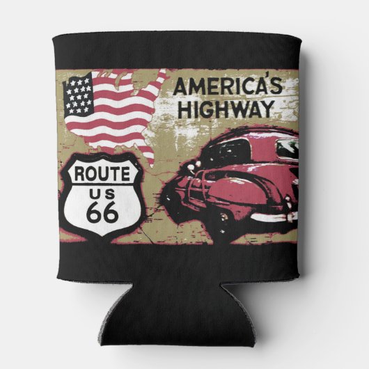 Route 66 blikjeskoeler (Achterkant)