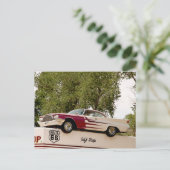 Route 66 Briefkaart (Staand voorkant)
