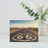 Route 66  briefkaart (Staand voorkant)