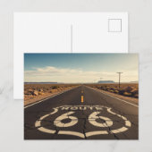Route 66  briefkaart (Voorkant / Achterkant)