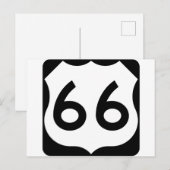 Route 66 briefkaart (Voorkant / Achterkant)