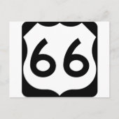 Route 66 briefkaart (Voorkant)
