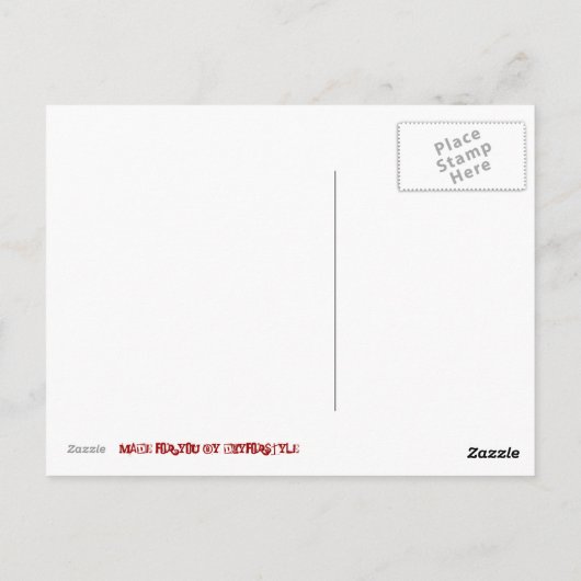 Route 66 Briefkaart (Achterkant)