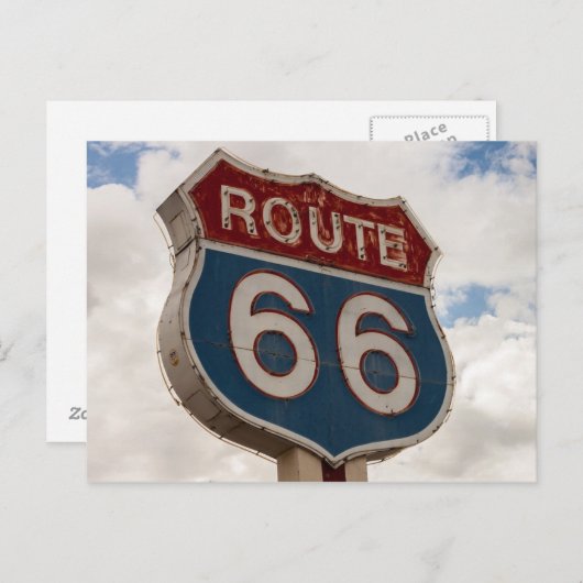 Route 66 briefkaart (Voorkant / Achterkant)