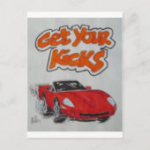 Route 66 briefkaart (Voorkant)