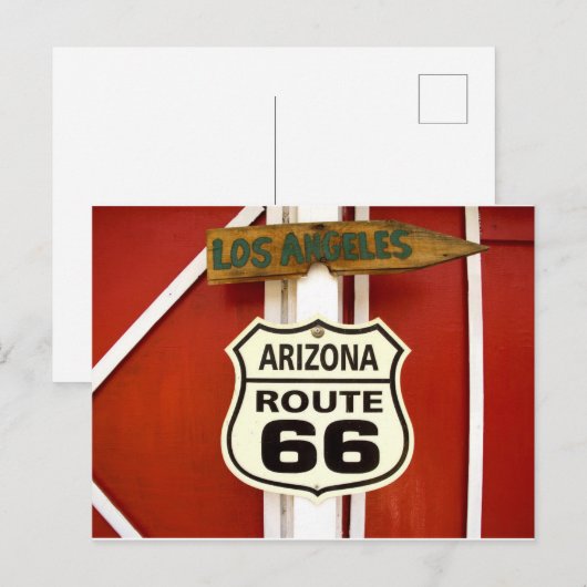 Route 66 Briefkaart (Voorkant / Achterkant)