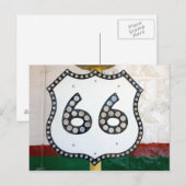 Route 66 briefkaart (Voorkant / Achterkant)