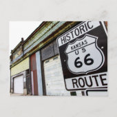 Route 66 briefkaart (Voorkant)
