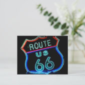  Route 66 Briefkaart (Staand voorkant)