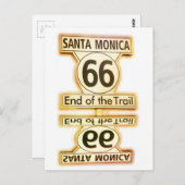 Route 66 briefkaart (Voorkant / Achterkant)