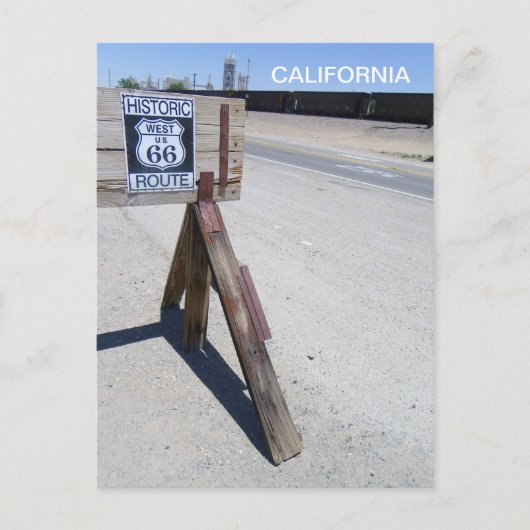 Route 66 Briefkaart! Briefkaart (Voorkant)