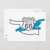 route 66 briefkaart Oklahoma (Voorkant / Achterkant)