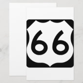 Route 66 briefpapier (Voorkant / Achterkant)